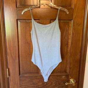 Gray cami bodysuit